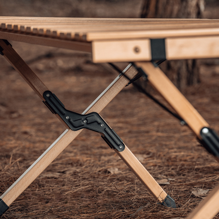 Wooden roll up table sale