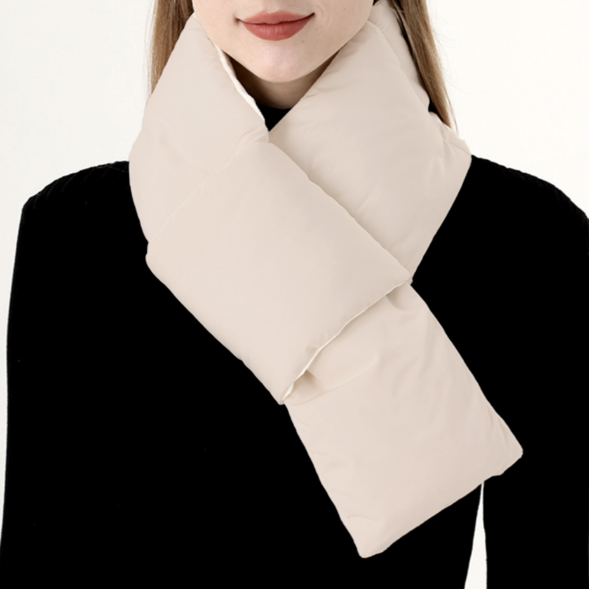 Puff Scarf with Pocket